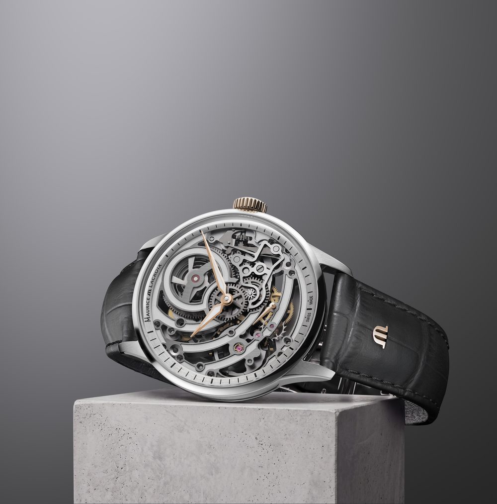 Maurice Lacroix Masterpiece 1975 Skeleton, 4N gold-toned reference 758108-S1S12-001-3